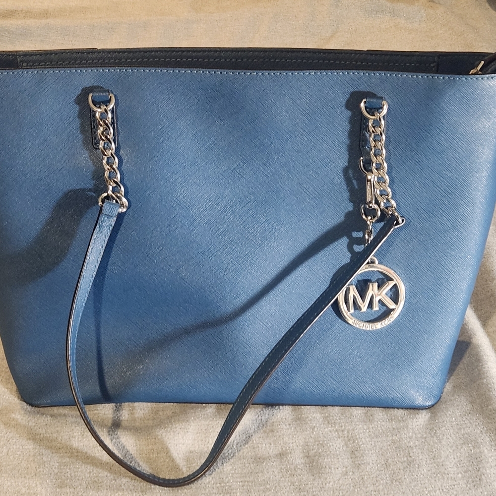 Michael Kors Navy Blue Shoulder Bag
